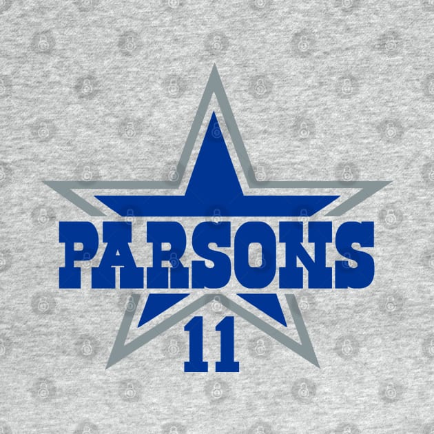 Parsons 11, Dallas Football by FanSwagUnltd